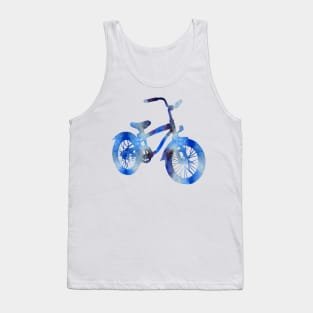 Blue Bicycle Tank Top